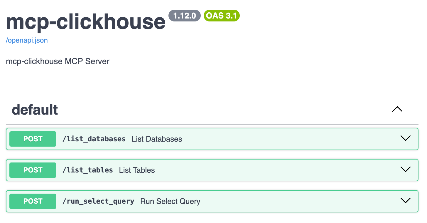 Endpoints Open API